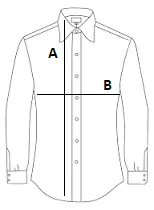 B&C BLACK TIE HOSSZÚ UJJÚ ING /FÉRFI mérettáblázat