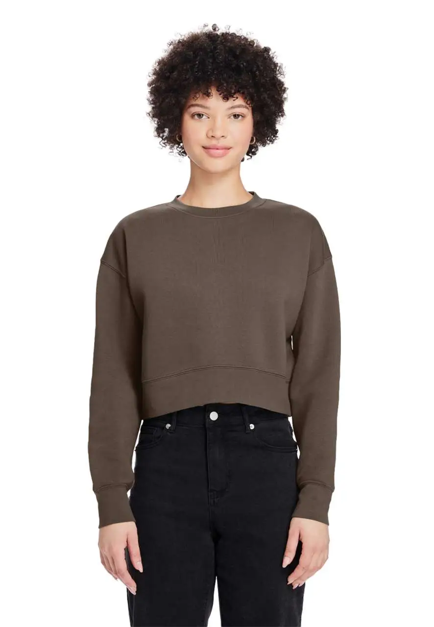 WOMENS RELAXED CROP CREWNECK (1) Lane Seven WOMENS RELAXED CROP CREWNECK (LS88004) – termékkép 1
